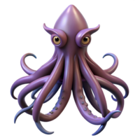 dramatic classic A giant squid lurking in the inky blackness of the deep ocean, its tentacles reaching out into the unknown, in a terrifying horror style original png