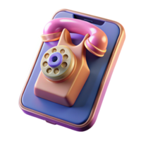 serene modern A vintage rotary phone melting into a sleek smartphone, surrealist style, soft diffuse lighting original png