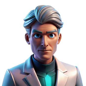 sereno minimalista un' ritratto di un' scienziato con intenso messa a fuoco, illuminato di il splendore di un' computer schermo, cyberpunk stile professionale png