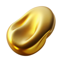 vibrant artistic A single, bold brushstroke of metallic gold paint, illuminated by a soft, diffused light, minimalist style high resolution png