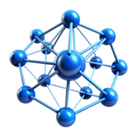 elegant creative A network of interconnected nodes and lines, pulsating with electric blue energy, cyberpunk style original png