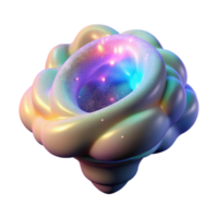 wonderful contemporary A cloud of iridescent dust particles, swirling in a vortex, lit by a hidden, multicolored light source exclusive png