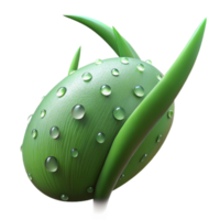 extraordinary minimalist A single blade of grass covered in dew drops, macro photography style, soft lighting original png