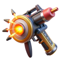 magnificent abstract A futuristic weapon disintegrating a target, explosive, bright lighting, sci-fi art style high resolution png