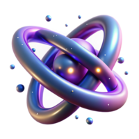 impressive creative A quantum entangled pair of particles, shimmering and connected by an invisible thread, abstract art style, ethereal lighting high quality png