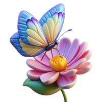 serene artistic A delicate butterfly perched on a flower, macro photography, soft lighting, vibrant colours genuine png