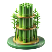 extraordinary minimalist A bamboo skyscraper, sustainable design, lush green facade, futuristic, eco-friendly style 4K png