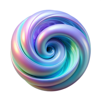 vibrerande modern en virvlande virvel av regnbågsskimrande fraktal mönster, upplyst förbi mjuk bioluminescerande ljus, återges i en slät, eterisk stil premie png