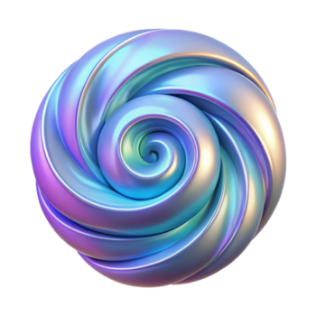 magnifik traditionell en virvlande virvel av regnbågsskimrande fraktal mönster, upplyst förbi mjuk bioluminescerande ljus, återges i en slät, eterisk stil exklusiv png