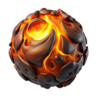 magnificent classic A swirling mass of molten lava, emitting a fiery, orange glow, in a dark, mysterious atmosphere, fantasy art style exclusive png