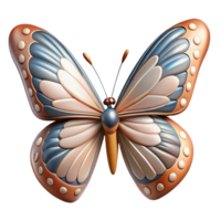 vibrant minimalist Portrait of a delicate butterfly with intricate wing patterns, soft natural lighting, realistic style professional png