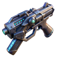 serene minimalist A futuristic weapon with intricate engravings, powerful and dangerous, dark lighting professional png