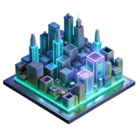 wonderful traditional A microscopic view of a circuit board forming a city, glowing neon lines, cyberpunk style, highly detailed, authentic png