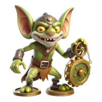 serene rustic A mischievous gremlin sabotaging a clockwork contraption, steampunk lighting, whimsical style authentic png