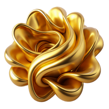 lugn abstrakt en dynamisk strömma av flytande guld, formning invecklad mönster, upplyst förbi en värma, gyllene ljus professionell png