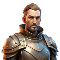 wonderful abstract Portrait of a noble knight in tarnished armor, dramatic backlighting, dark fantasy style authentic png