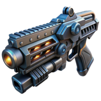 serene rustic A futuristic weapon with intricate engravings, powerful and dangerous, dark lighting genuine png