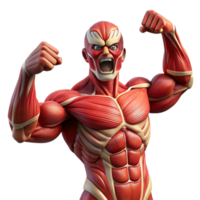 serene classic A colossal titan holding up the sky, strained muscles, dramatic lighting, Michelangelo style 4K png