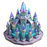serene contemporary Crystal palace, intricate facets, iridescent colors, magical light, fantasy setting, highly detailed, detailed png
