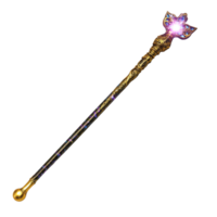 Detailed magic wand with ornate design and glowing tip isolated on a transparent background for creative projects, Magic wand, file of isolated object on transparent background png