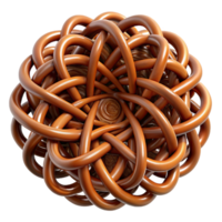 magnificent vintage A complex network of interwoven threads, resembling a tapestry, in rich, earthy tones original png