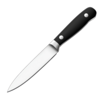 A sharp kitchen knife isolated on a transparent background, showcasing its sleek design and practicality for culinary tasks, Kitchen knife isoalted on transparent background png