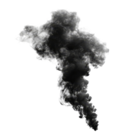 Black modern steam emanating from a transparent background, showcasing a smooth flowing design, black modern design smokesteam isolated on transparent background png