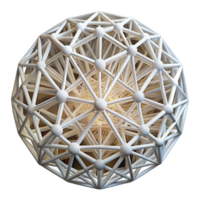 beautiful artistic A web of intricate, interconnected lines, forming a complex, abstract pattern, illuminated by a bright, white light, geometric art style exclusive png