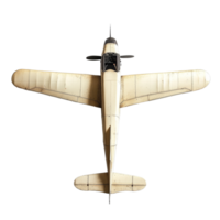 Vintage model airplane on a transparent background showcasing intricate details and craftsmanship, Plane on transparent background png