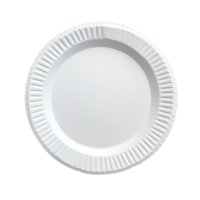 transparent paper plate isolated on a clean background, perfect for serving snacks or meals at gatherings and events, transparent paper plate isolated on transparent background png