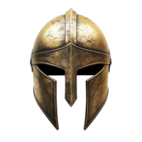 Spartan helmet symbol isolated on a clean transparent background with an antique finish showcasing ancient warrior heritage, Spartans helmet symbol isolated on transparent background png