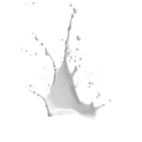 Milk splashing dramatically against a black background in a closeup view, highlighting the beauty of liquid motion, Milk splashing png