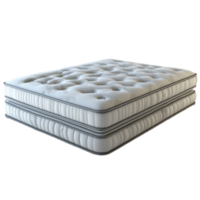 Elegant mattress section rendering showcasing premium design and luxurious comfort for sleep enthusiasts, Mattress section 3d rendering png