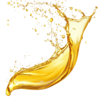 Gasolina óleo espirrando dramaticamente contra uma limpar \ limpo transparente pano de fundo, criando dinâmico padrões e gotas, Gasolina óleo espirrando isolado em transparente fundo png