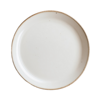 A minimalistic transparent plate set against a clean transparent background creating a serene presentation for dining or display, top view of transparent plate on transparent background png