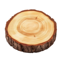 Sliced wooden blank showcasing natural grain patterns on a transparent background for crafting and DIY projects, sliced wooden blank isolated on transparent background png