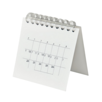 Table calendar for September displayed against a clean transparent background showcasing days and dates clearly and simply, table calendar 2025 september isolated on transparent background png