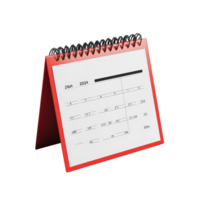 Table calendar for February 2024 displayed in detail on a clean transparent background, table calendar 2024 february isolated on transparent background png