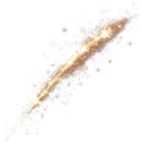 Captivating wave effect created by sparklers leaving a shimmering golden trail against a clean background, Sparklers Trail Wave Effect, file of isolated object on transparent background png