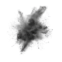 Dynamic display of dust powder explosion against a transparent background showcasing intricate details, dust powder splatted background. dust powder explosion on transparent background. dust explode. png