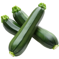 Fresh zucchini arranged on a transparent background for culinary inspiration and healthy cooking ideas, zucchini on transparent background png