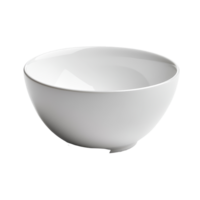 Elegant transparent ceramic bowl against a clean transparent background, perfect for minimalist table settings and modern cuisine, transparent seramic bowl on transparent background png