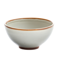 A beautifully crafted empty bowl isolated on a clean transparent background for artistic display or culinary use, empty bowl isolated on transparent background png