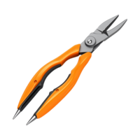 Highquality pliers with ergonomic handles on a transparent background, ideal for precise gripping and cutting tasks, Plier isolated png