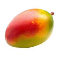 Fresh ripe mango isolated on a clean transparent background showcasing its vibrant colors and natural texture, ripe mango isolated on transparent background png