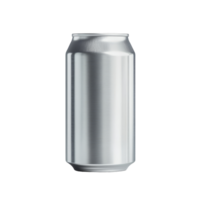 Highquality aluminum soda can mockup on a clean transparent background for design showcase, 330 ml Aluminum Soda Can Mockup on transparent background HighResolution P png