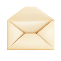 An open envelope is displayed, inviting viewers to imagine the contents within, Open Envelope Stock Illustration png
