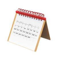 A desk calendar displaying the month of September 2023 isolated on a transparent background for easy viewing and planning, table calendar 2025 september isolated on transparent background png
