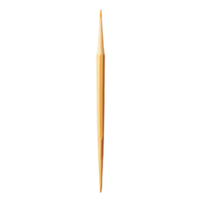A single wooden toothpick isolated on a clean transparent background for culinary uses or cleaning purposes, toothpick isolated on transparent background png