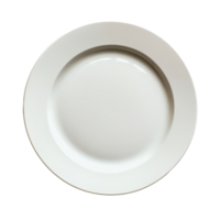 A minimalistic empty transparent plate set against a clean transparent background showcasing simplicity and elegance, empty transparent plate on transparent background png